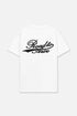 RTA Liam White Collegiate Script Mens Apparel
